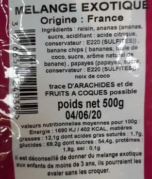 Profruit Mélange Fruits Exotiques Profruit packshot