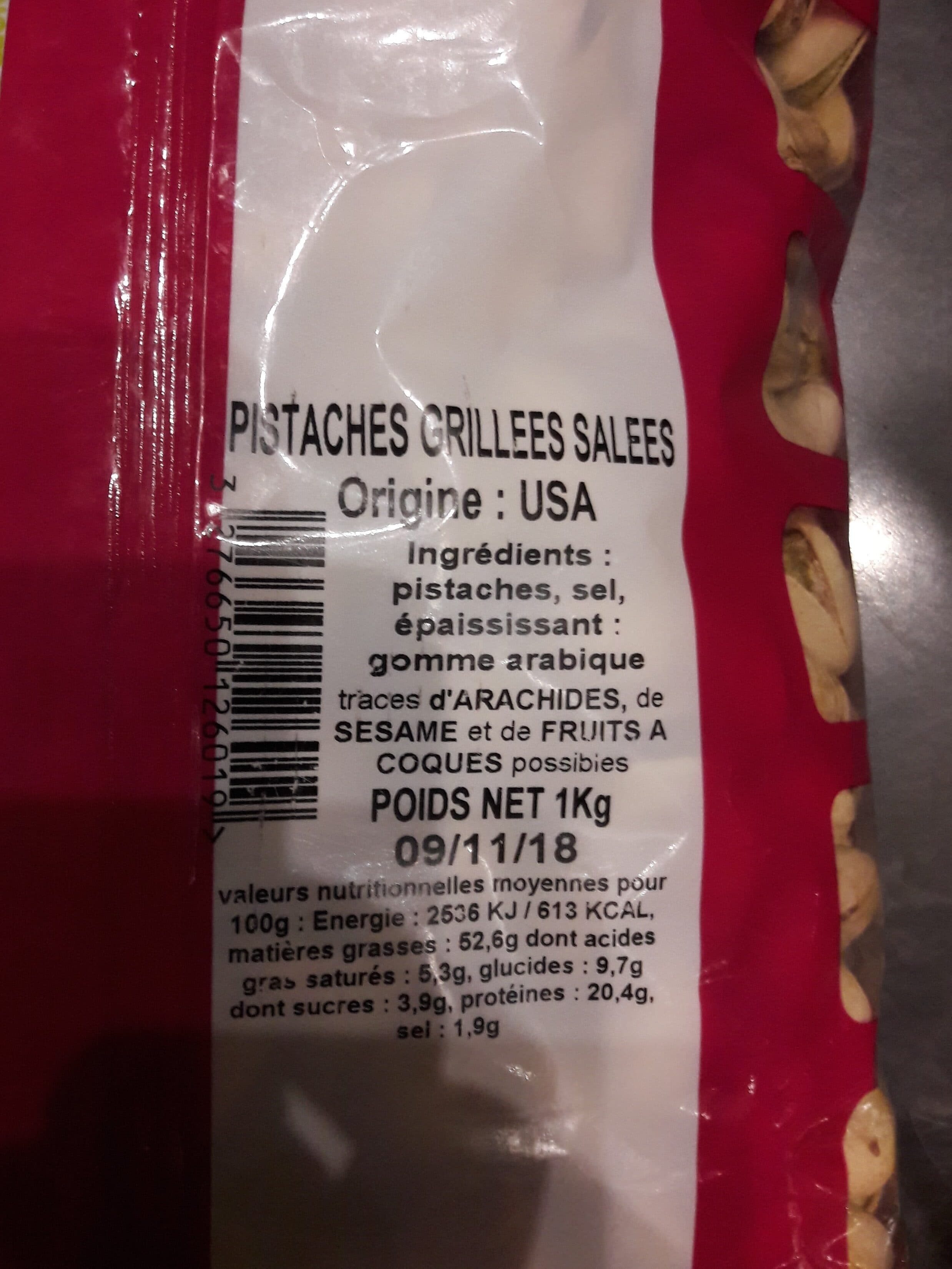 Profruit Pistaches Grillées Salées packshot