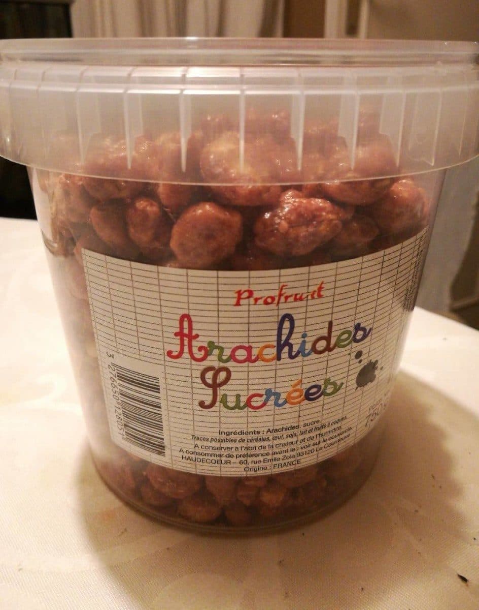 Haudecoeur Arachides sucrées packshot