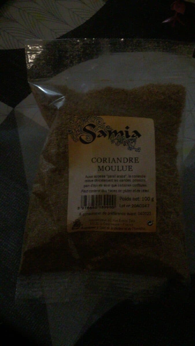 Samia Coriandre moulue packshot