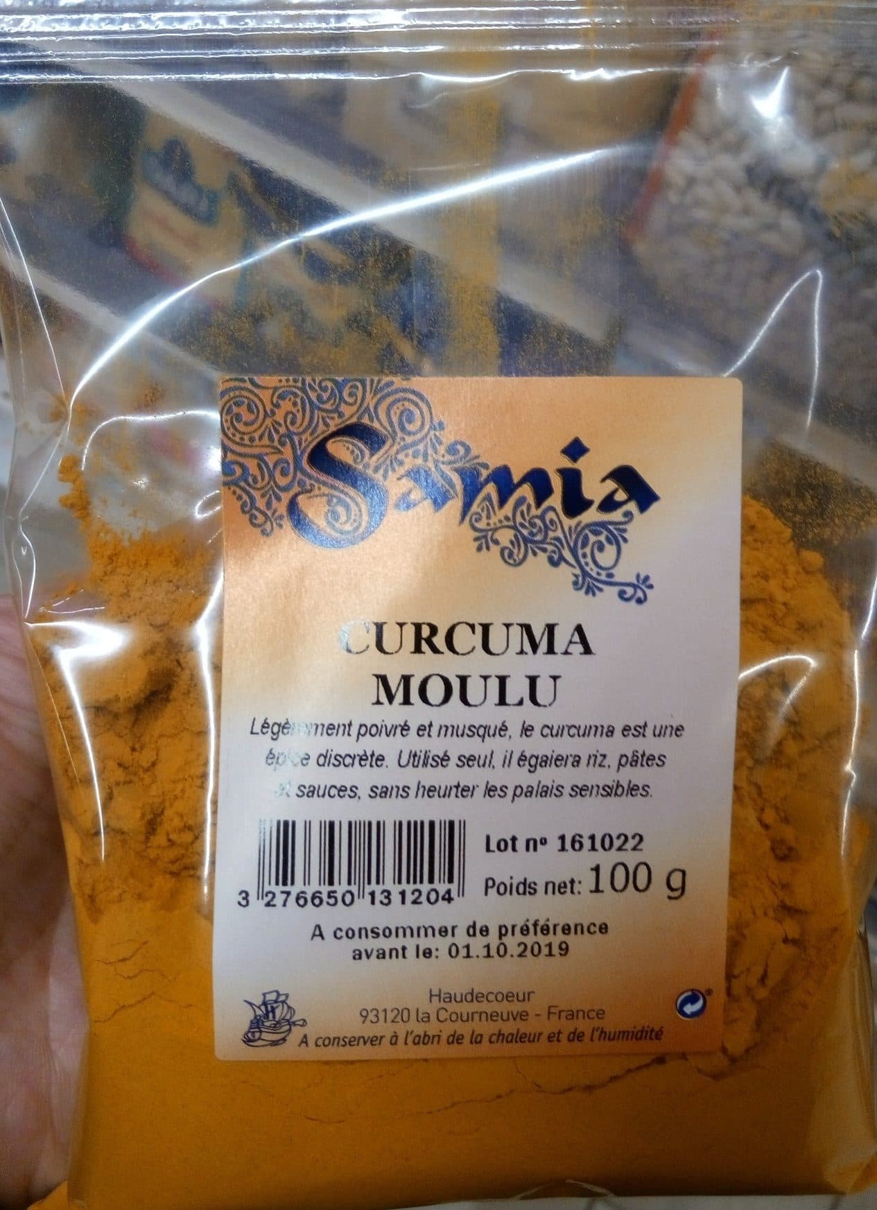 Samia Curcuma Moulu packshot