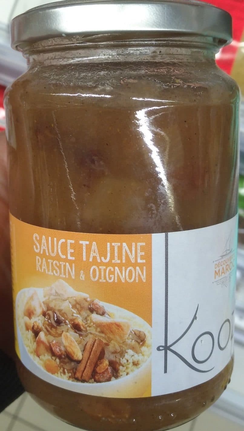 Découverte Maroc Sauce Tajine Raisin & Oignon packshot