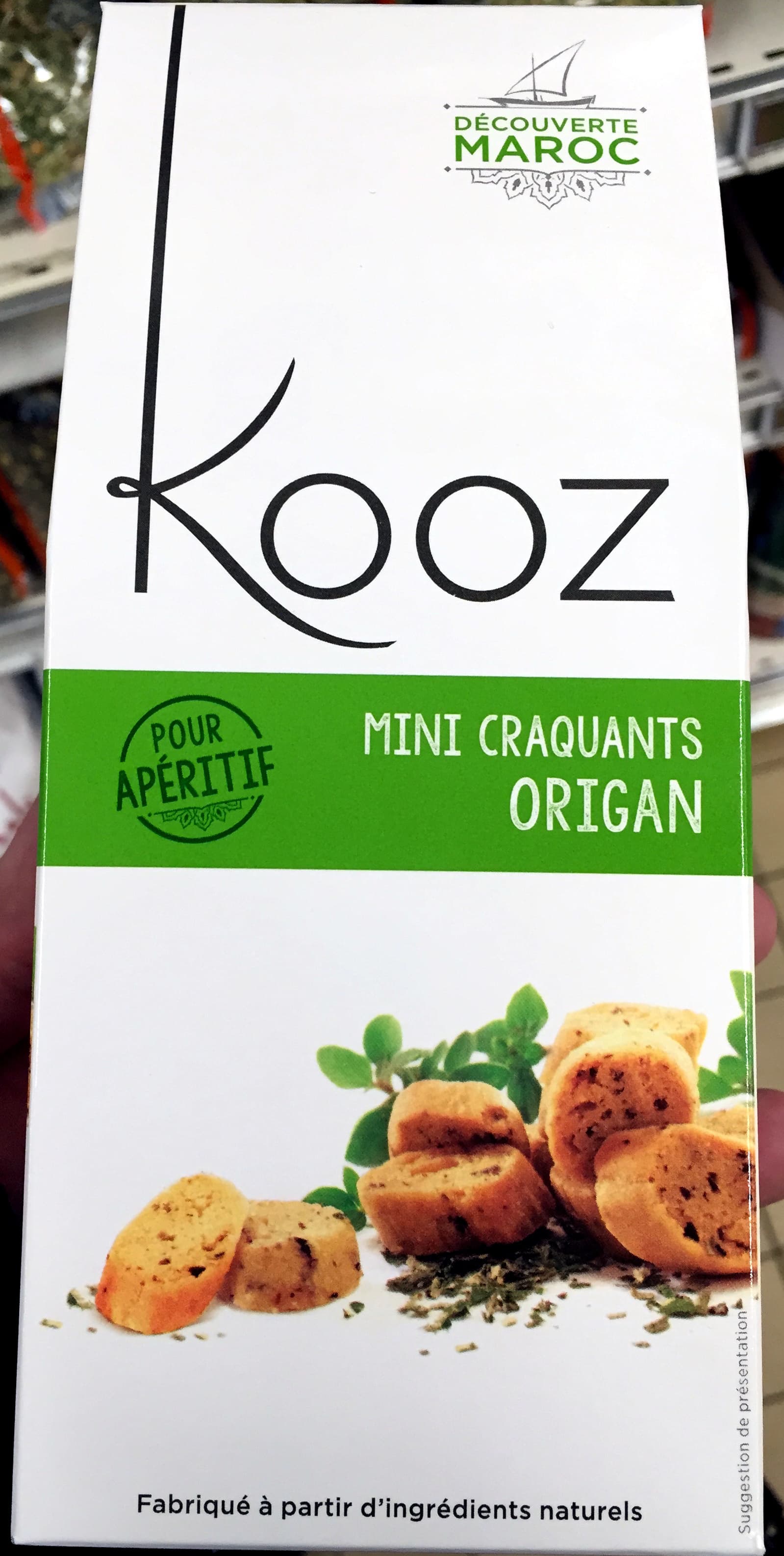 Kooz Mini craquants Origan packshot