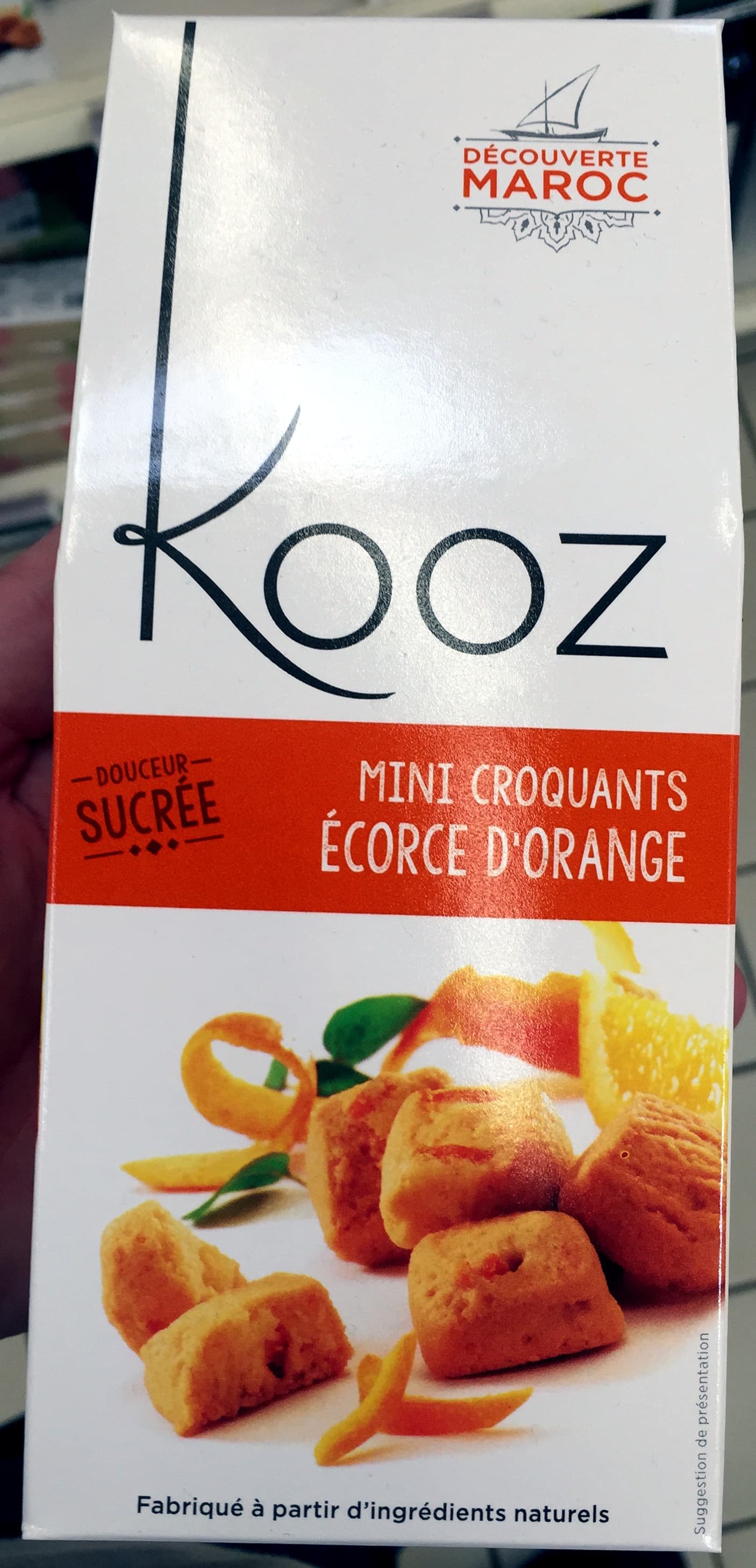 Kooz Mini Croquants Écorce d'Orange packshot