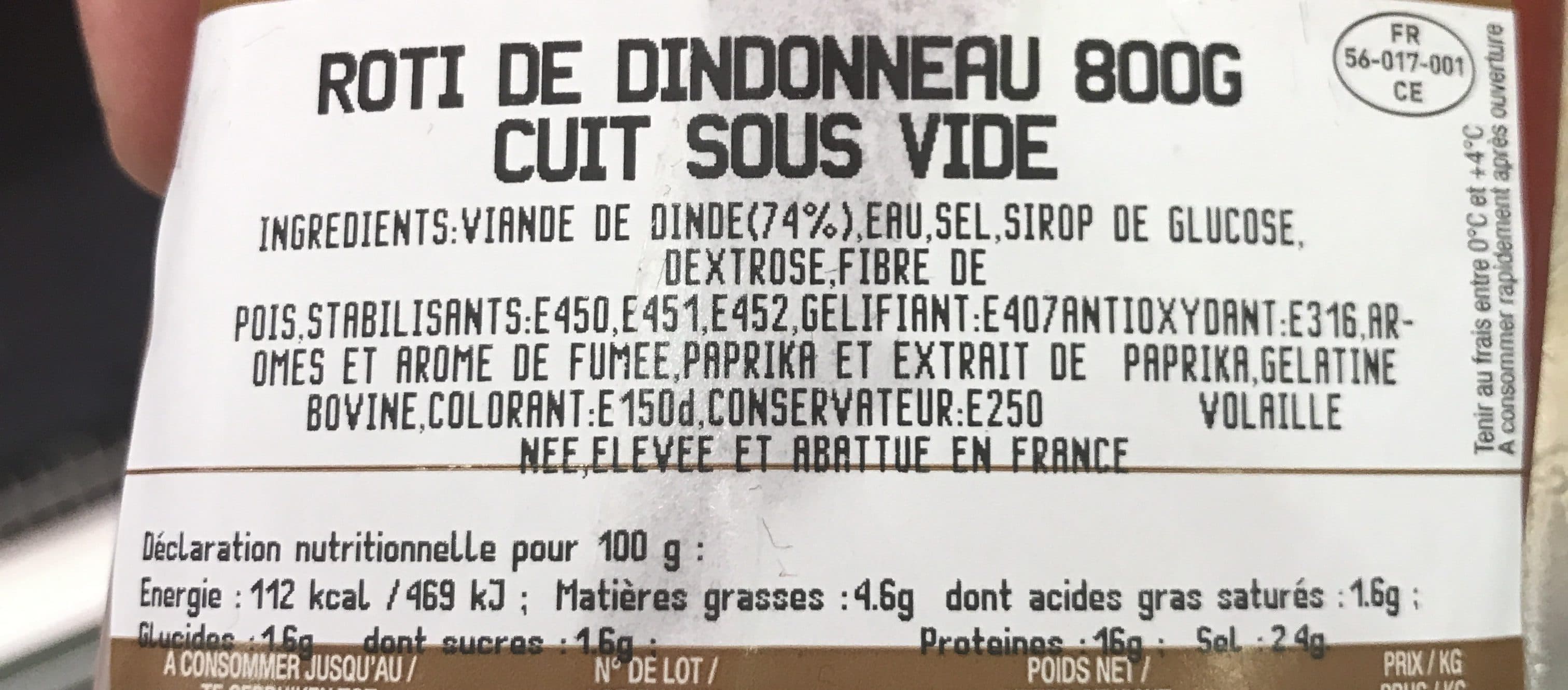 Ronsard Rôti De Dindonneau Cuit 800 Grammes packshot