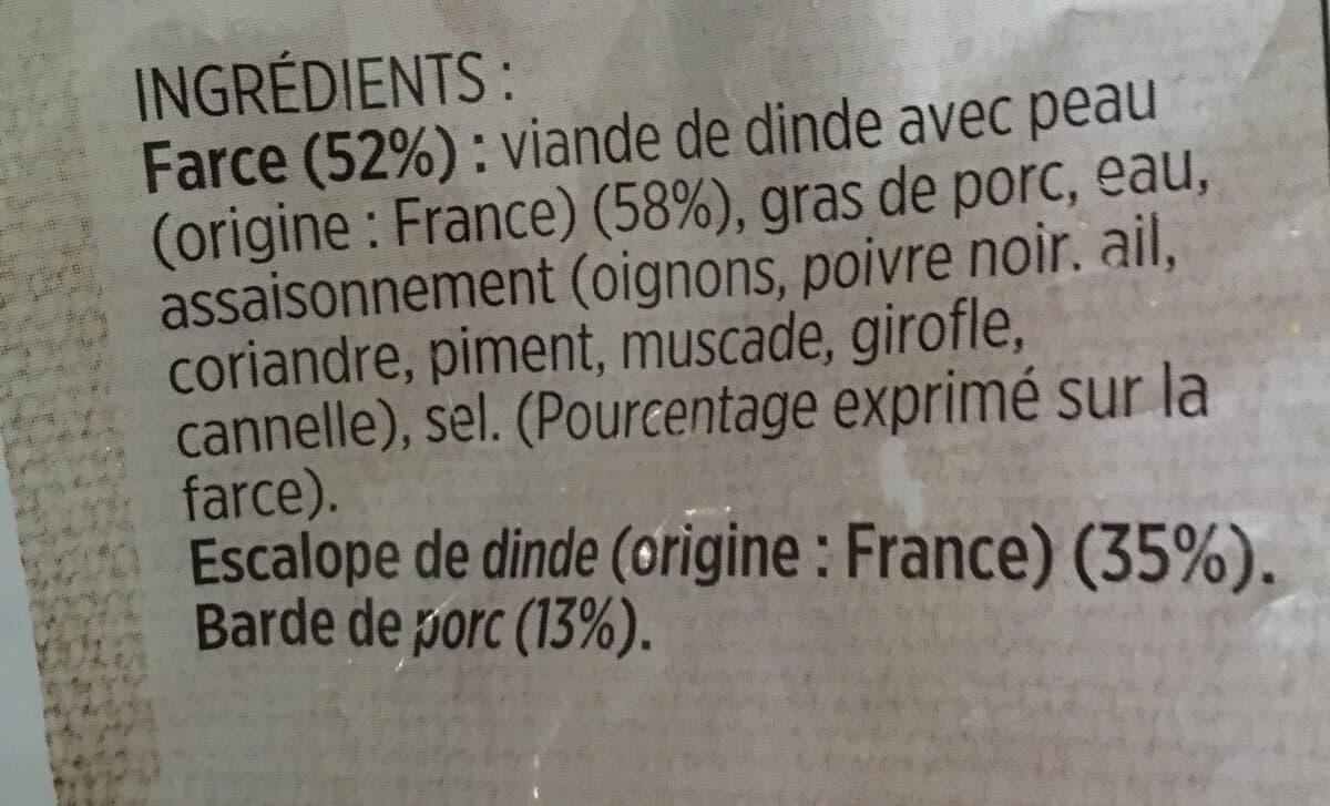 Toupargel Paupiettes de dinde packshot
