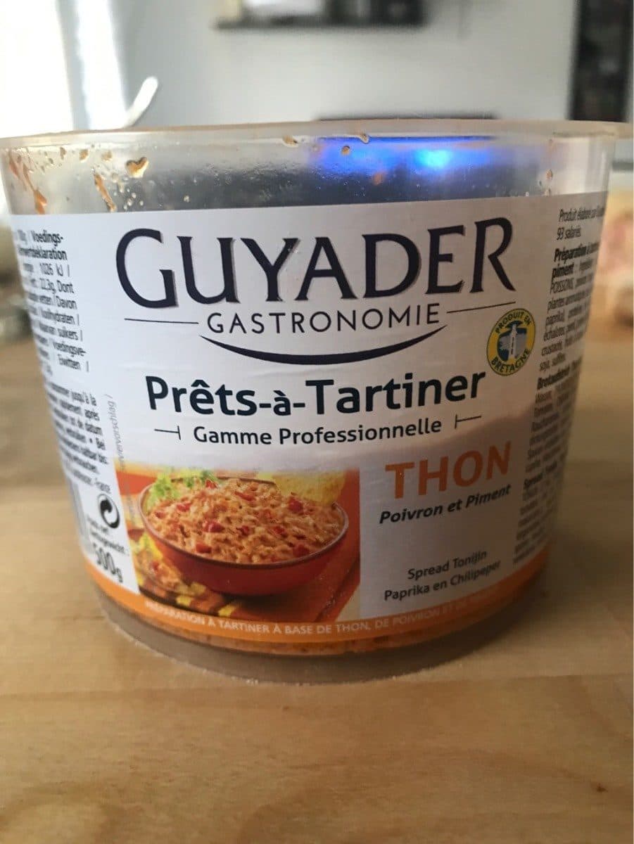 Guyader Prêts-à-tartiner thon packshot
