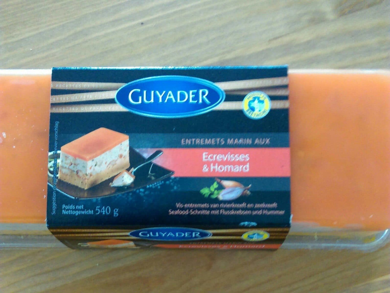 Guyader Entremet marin écrevisses et homard packshot