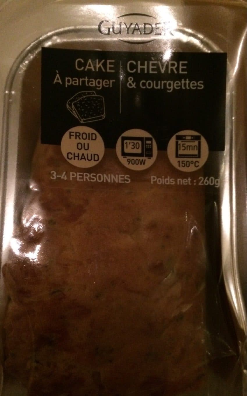 Guyader Cake au chèvre et courgette GUYADER packshot