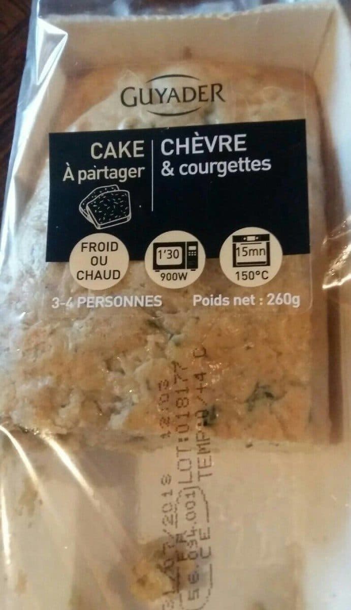 Guyader Cake Chèvre & courgettes packshot