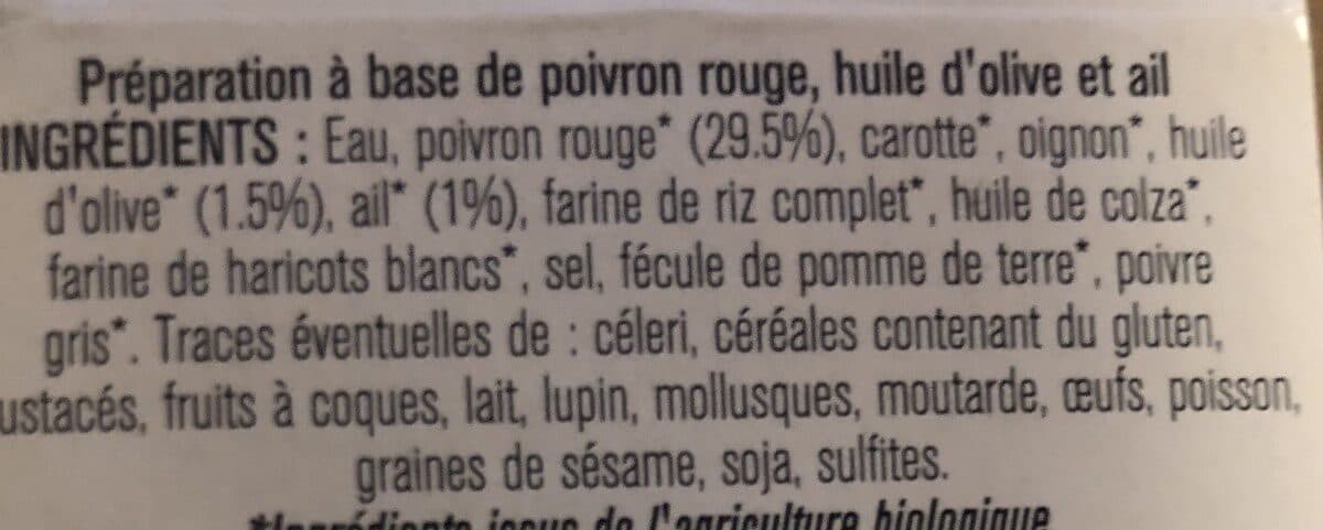 Open Food Facts Soupe bio poivron rouge packshot
