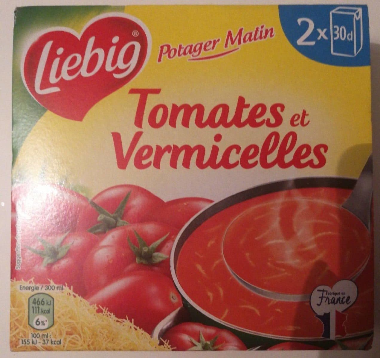 Liebig Potager malin - Tomate et vermicelles packshot
