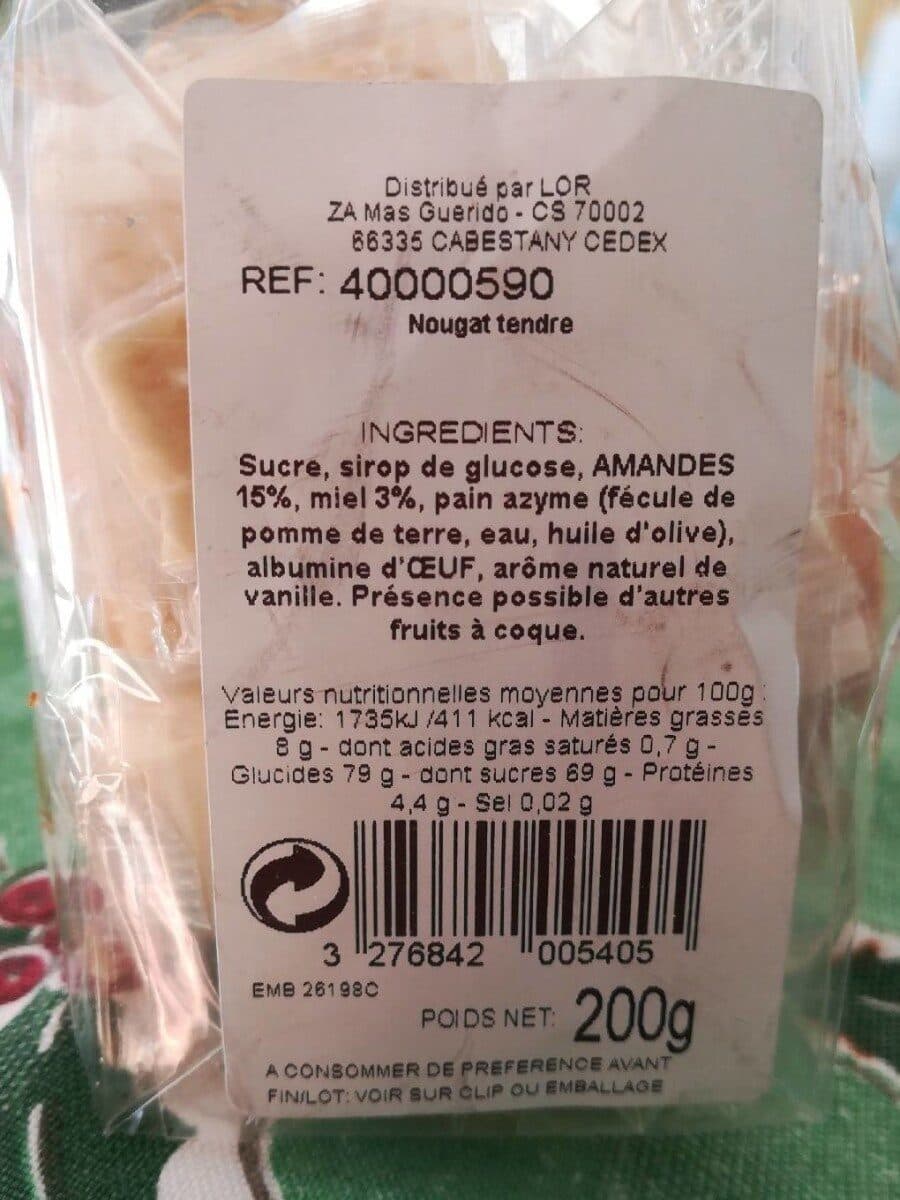 LOR Nougat Tendre 200 GR packshot