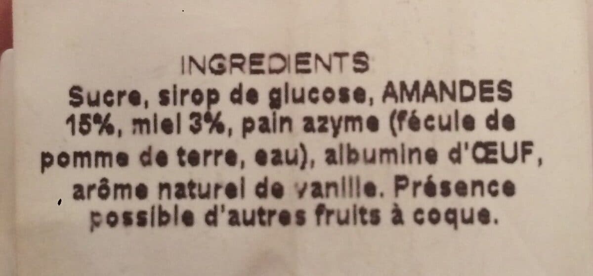 Open Food Facts Lor Nougat Barre packshot