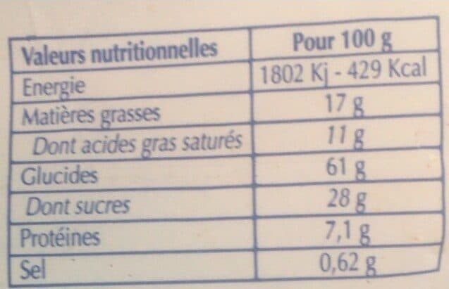 Galette charentaise Galette charentaise packshot