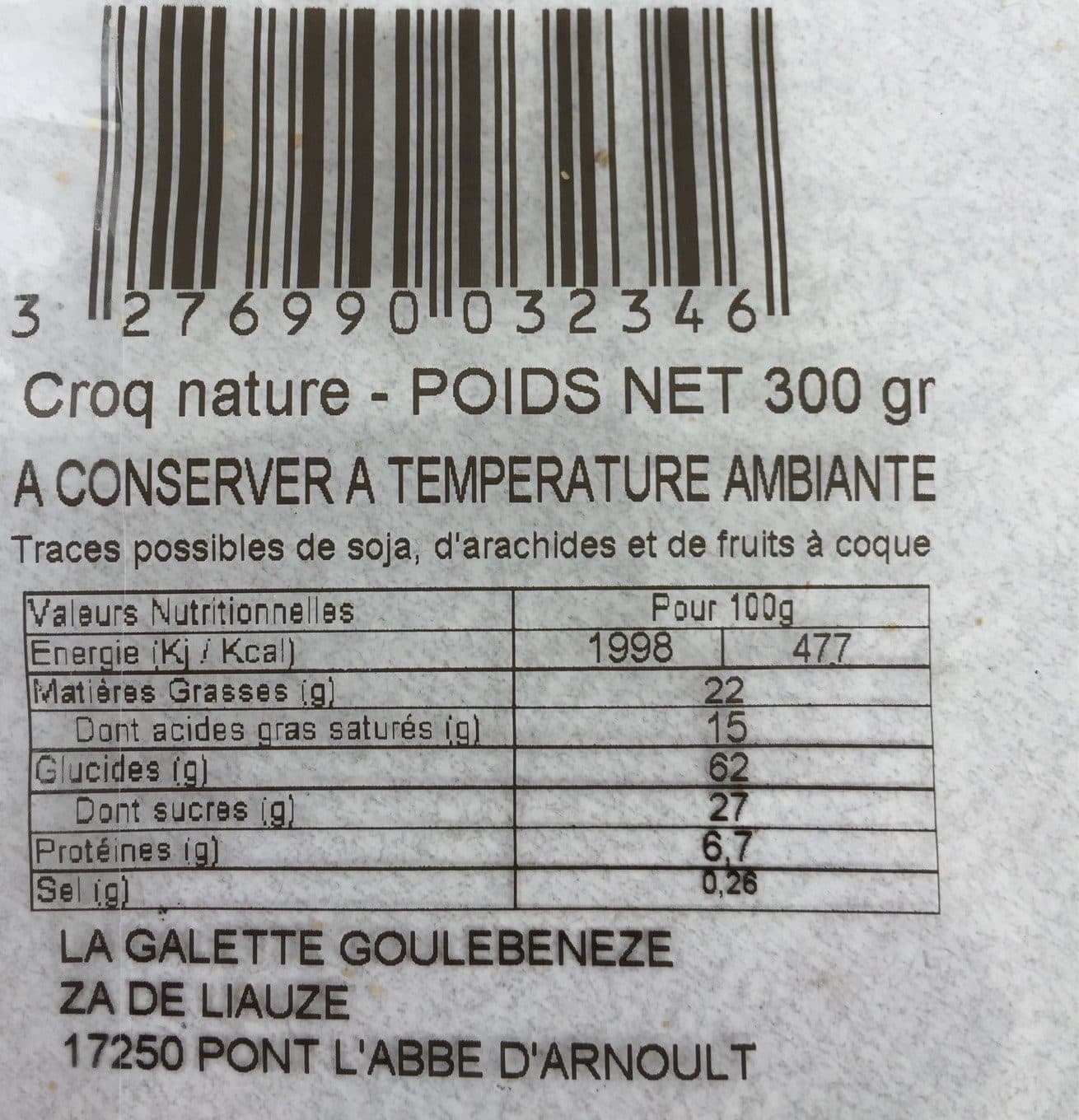 La Galette Goulebeneze Le croquansel packshot