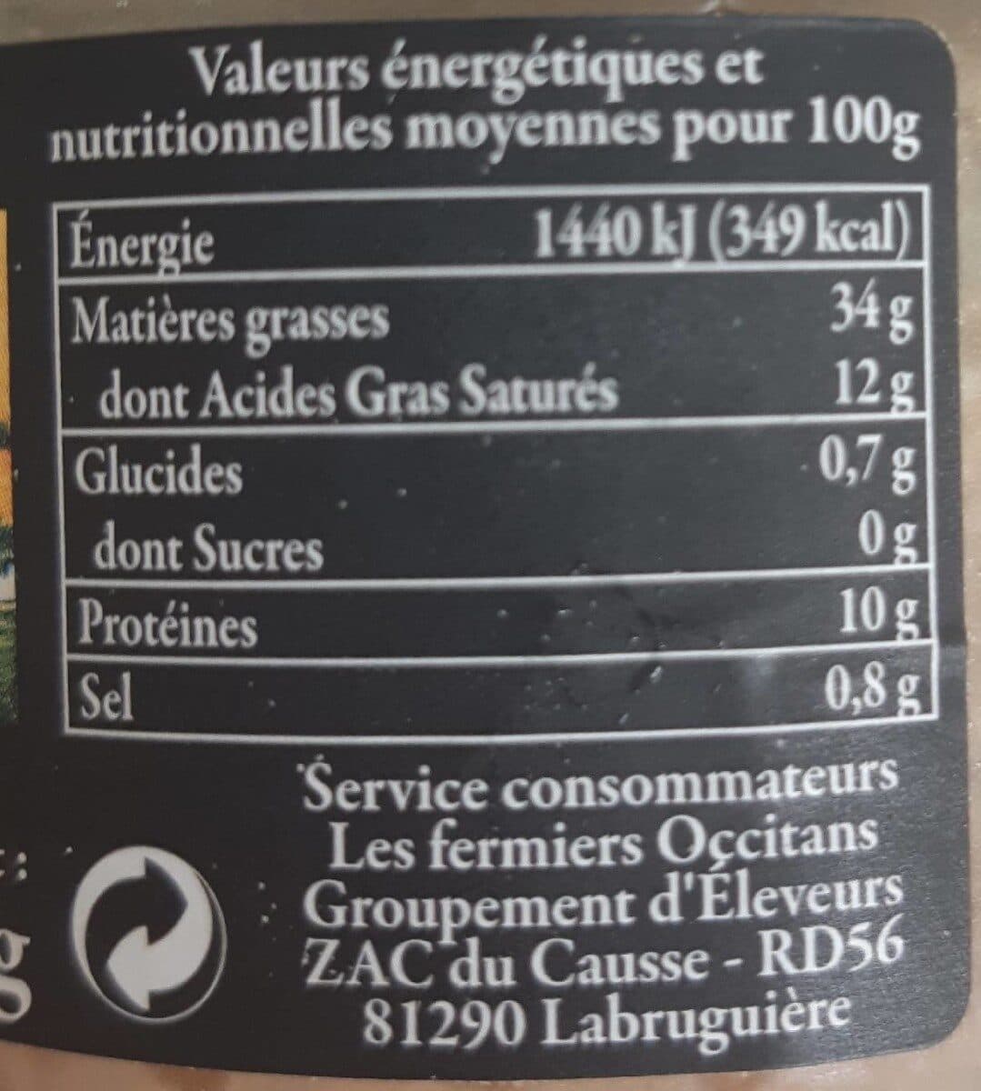 Secret d eleveurs Terrine de canard au sauterne packshot