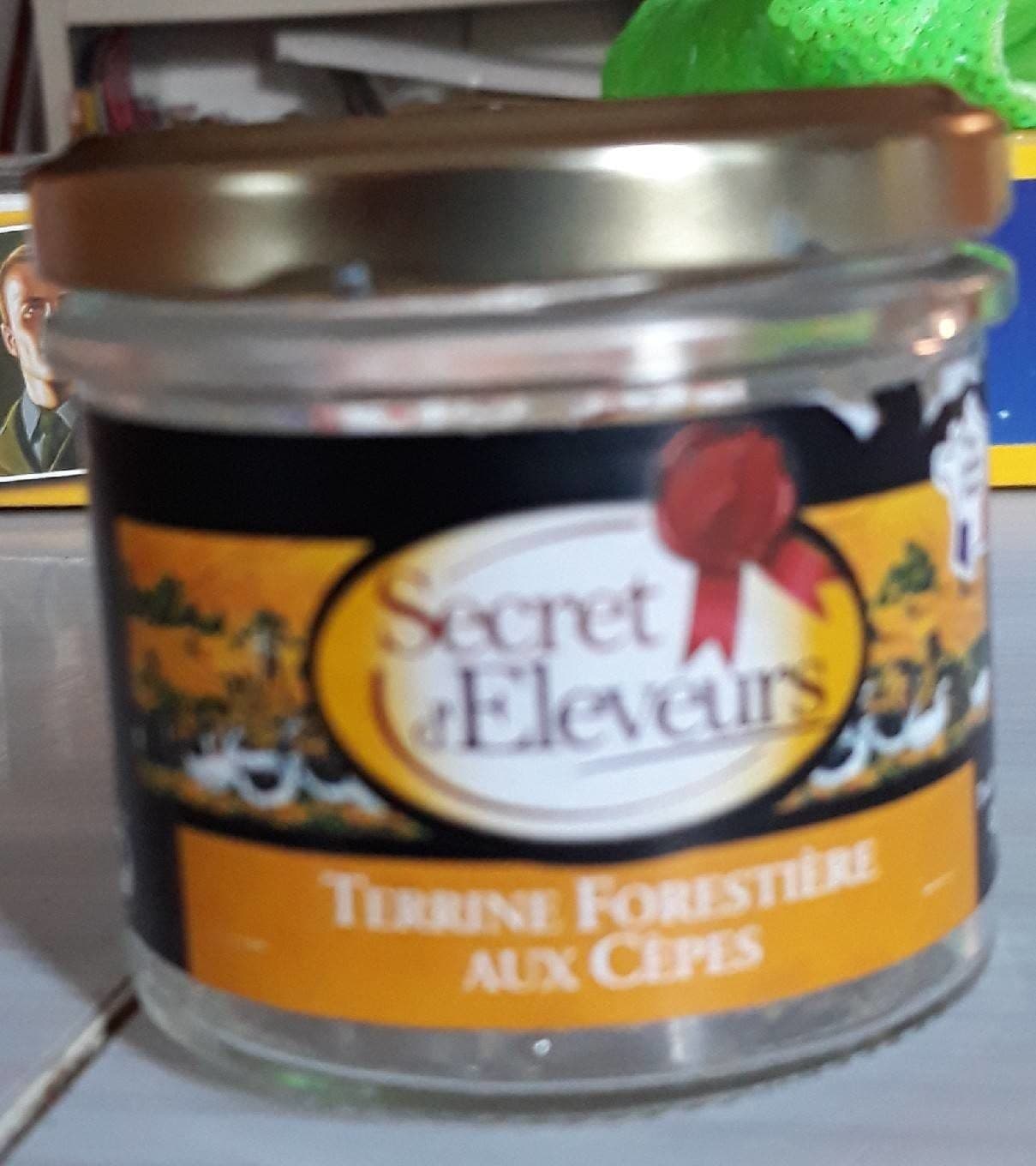 Secret d' Eleveurs terrine forestière aux cèpes packshot