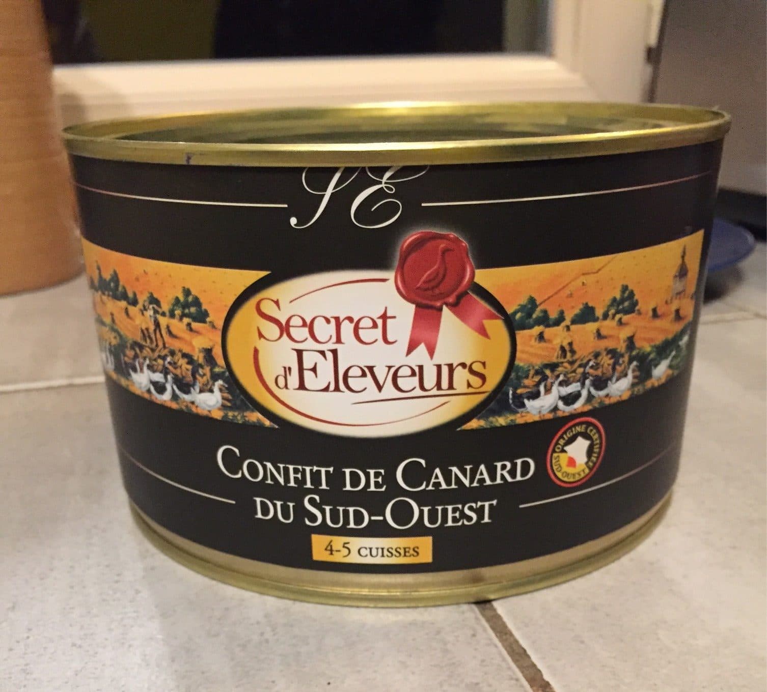 Secret D’eleveurs Confit de canard du sud ouest packshot