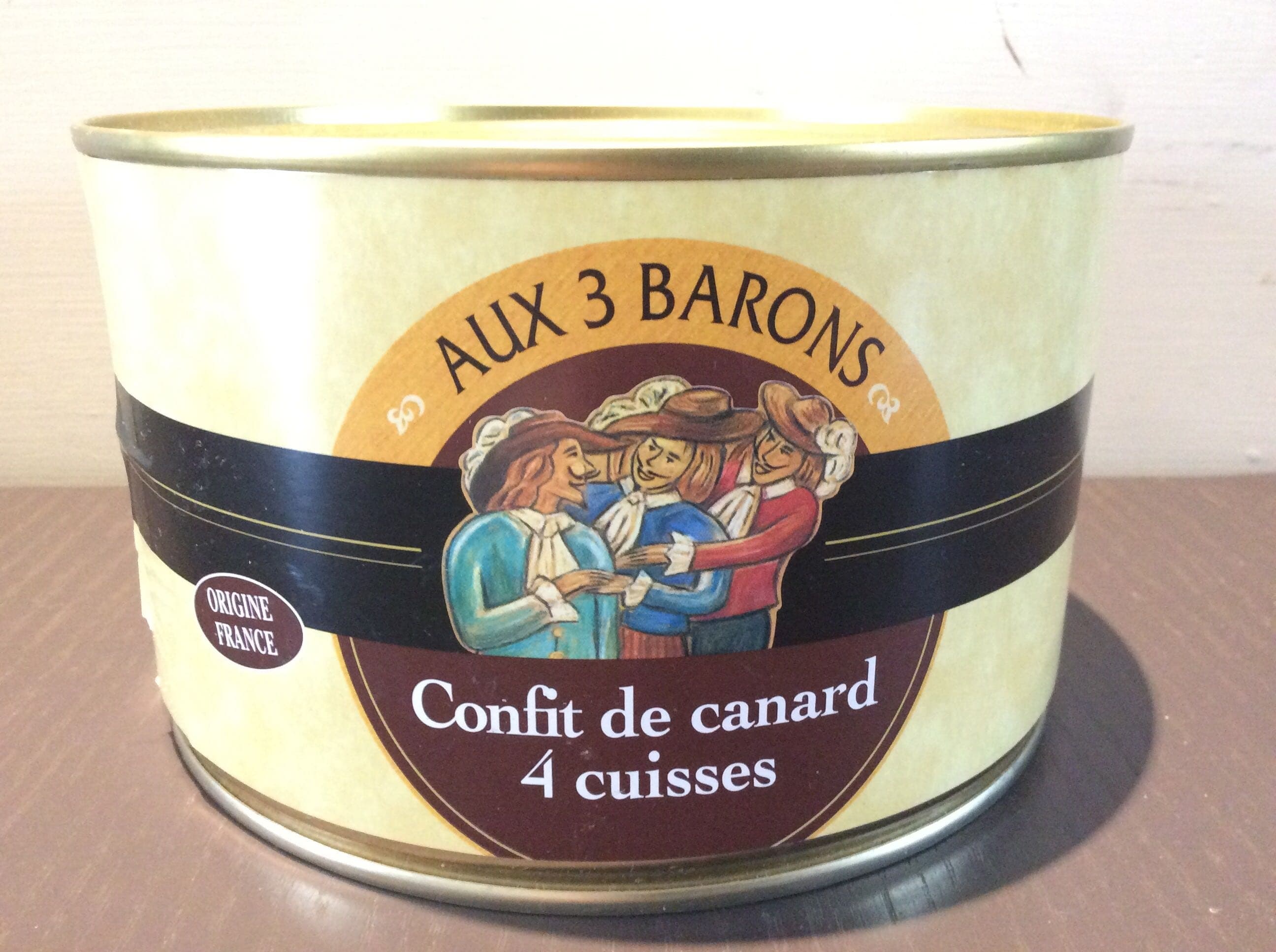 Aux 3 Barons Confit de Canard - 4 cuisses packshot