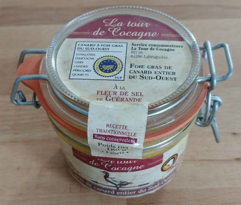 La Tour de Cocagne Foie gras de canard entier du sud-ouest packshot