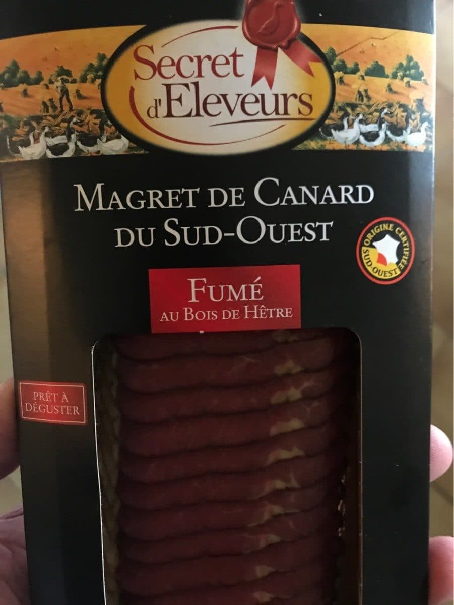 Secret d eleveurs Magret de canard fumé packshot