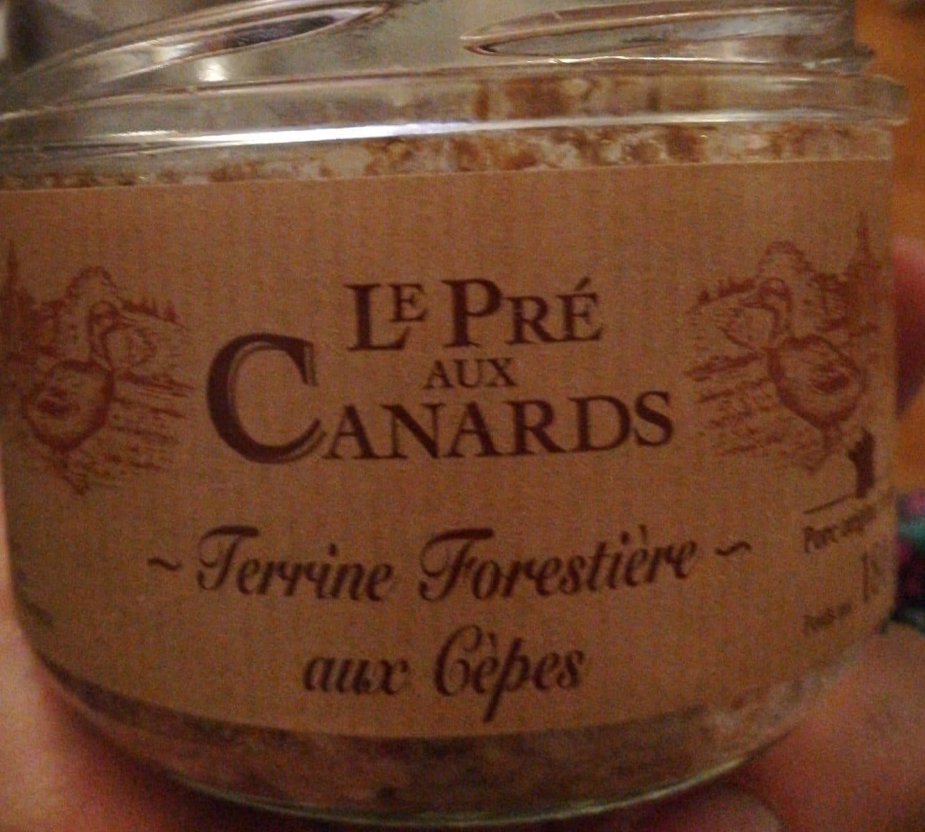 Le pre aux canards Terrine forestière aux cèpes packshot