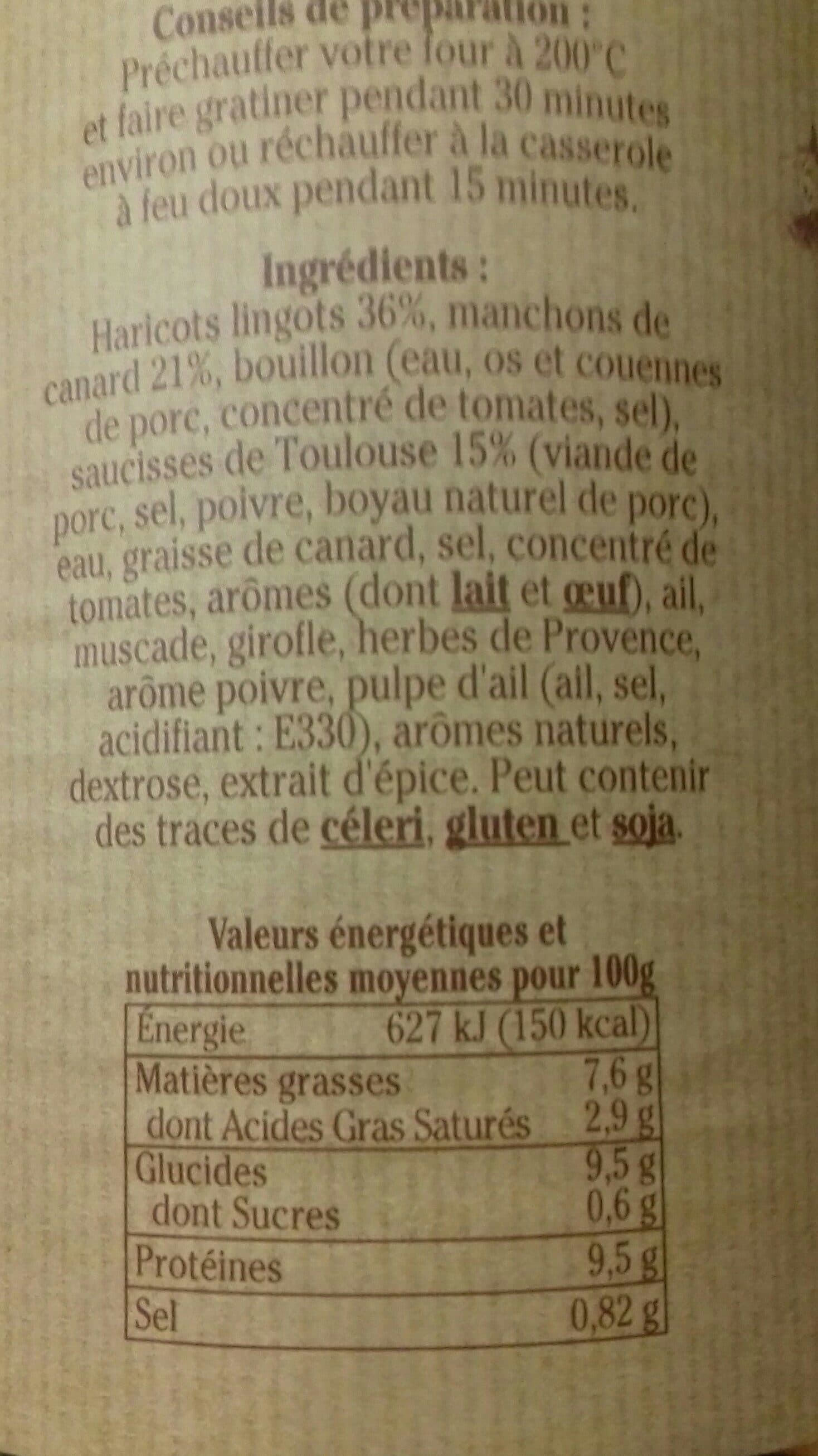 Les Fermier Occitans Cassoulet packshot