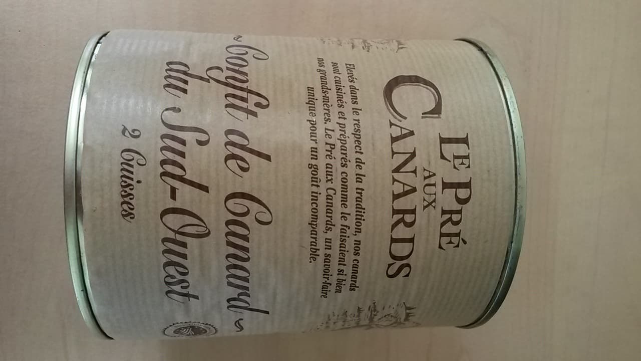 Le pré aux canards Confit de canard du sud-ouest packshot