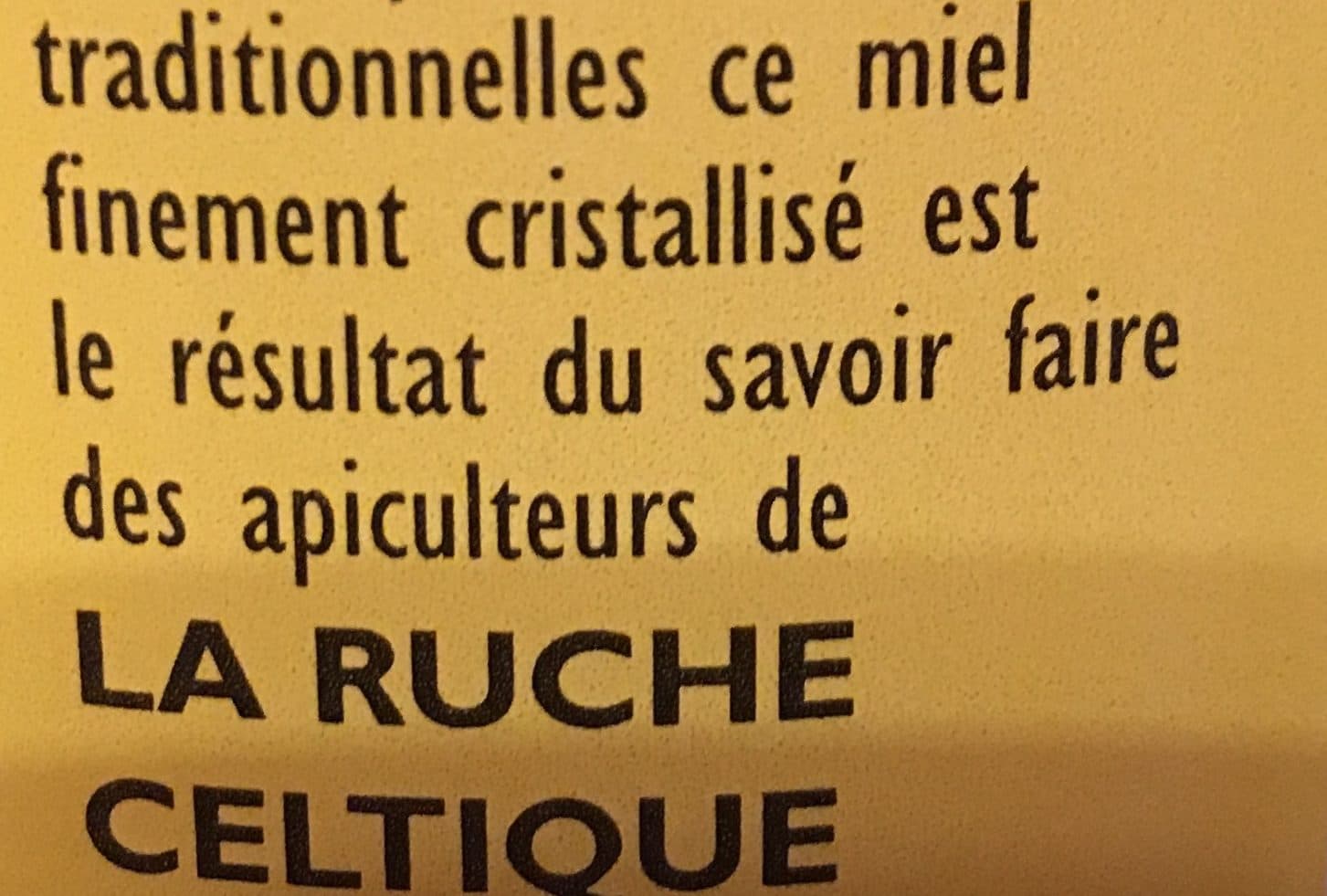 La Ruche Celtique Miel Plaines et Vallées d'Armor packshot