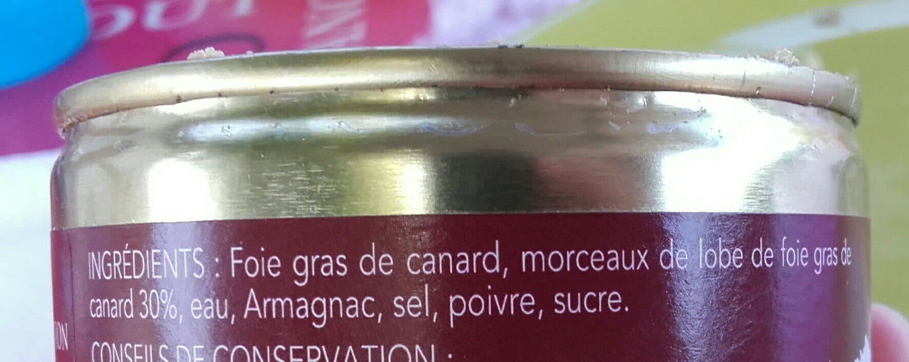La Gourmandière Bloc de foie gras de canard avec morceaux packshot