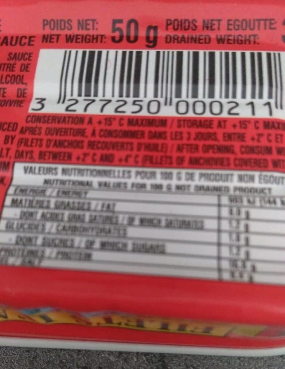 Conserveries provencales Filets d'anchois sauce piquante packshot