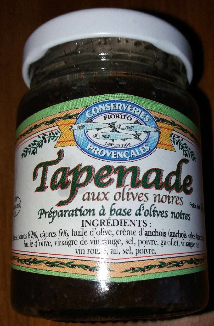 Conserveries provencales Tapenade aux olives noires packshot