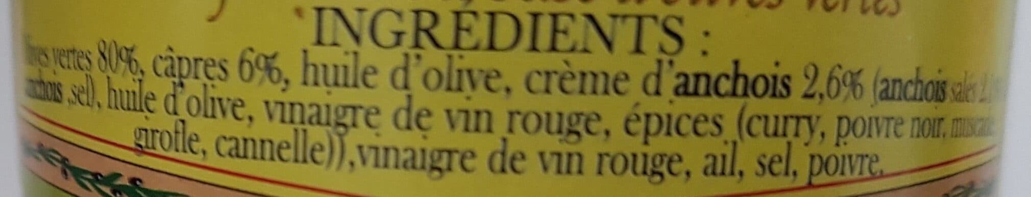 Conserveries Provençales Tapenade aux olives vertes packshot