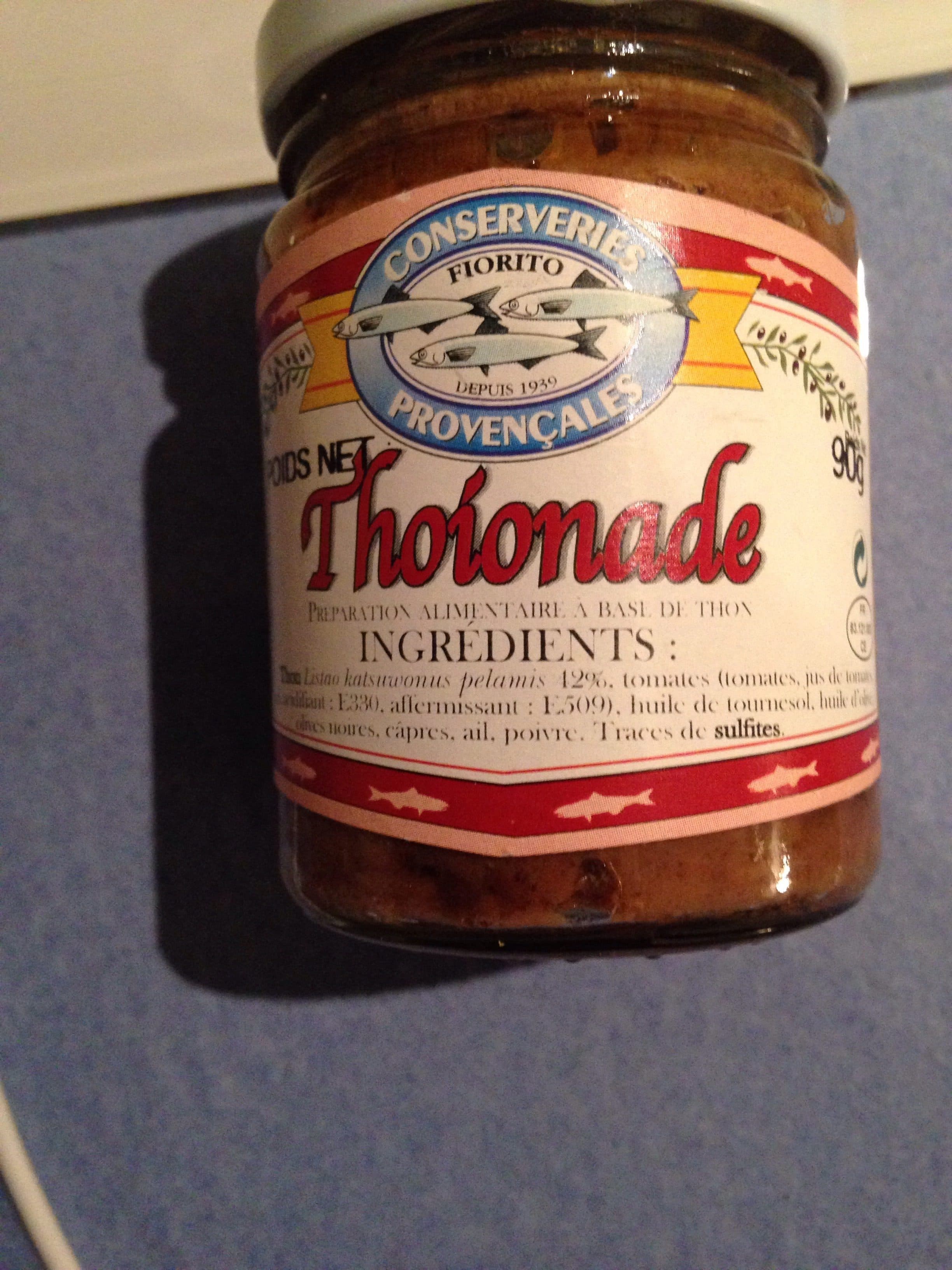 Conserveries Provençales Thoionade packshot