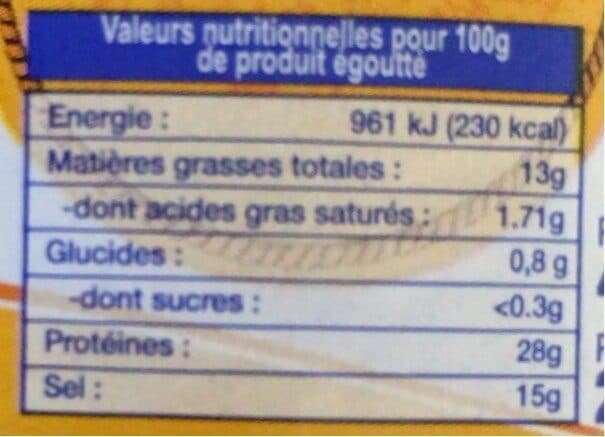 Conserveries provençales Fillets d'anchois à l'huile de tournesol packshot