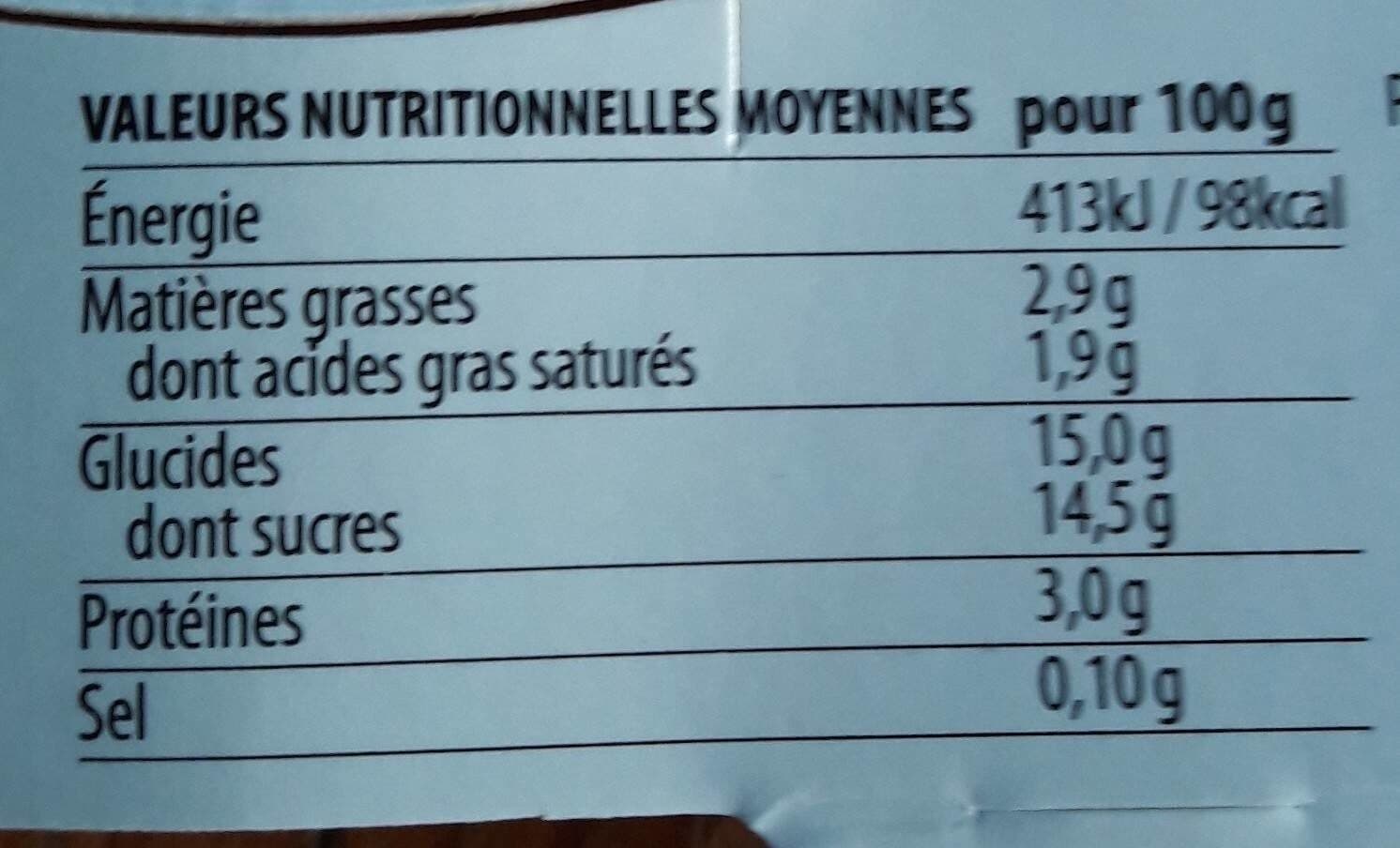 Val de Praz Yaourts sur lit de fruits packshot