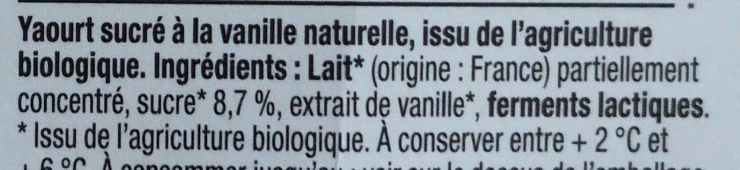 Savoie Yaourt bio vanille packshot