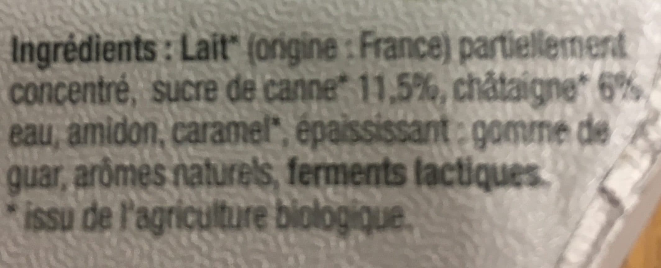 Savoie Yaourt Yaourt Sucré sur Lit de Fruits de Saison, Hiver : Châtaigne et Figue packshot
