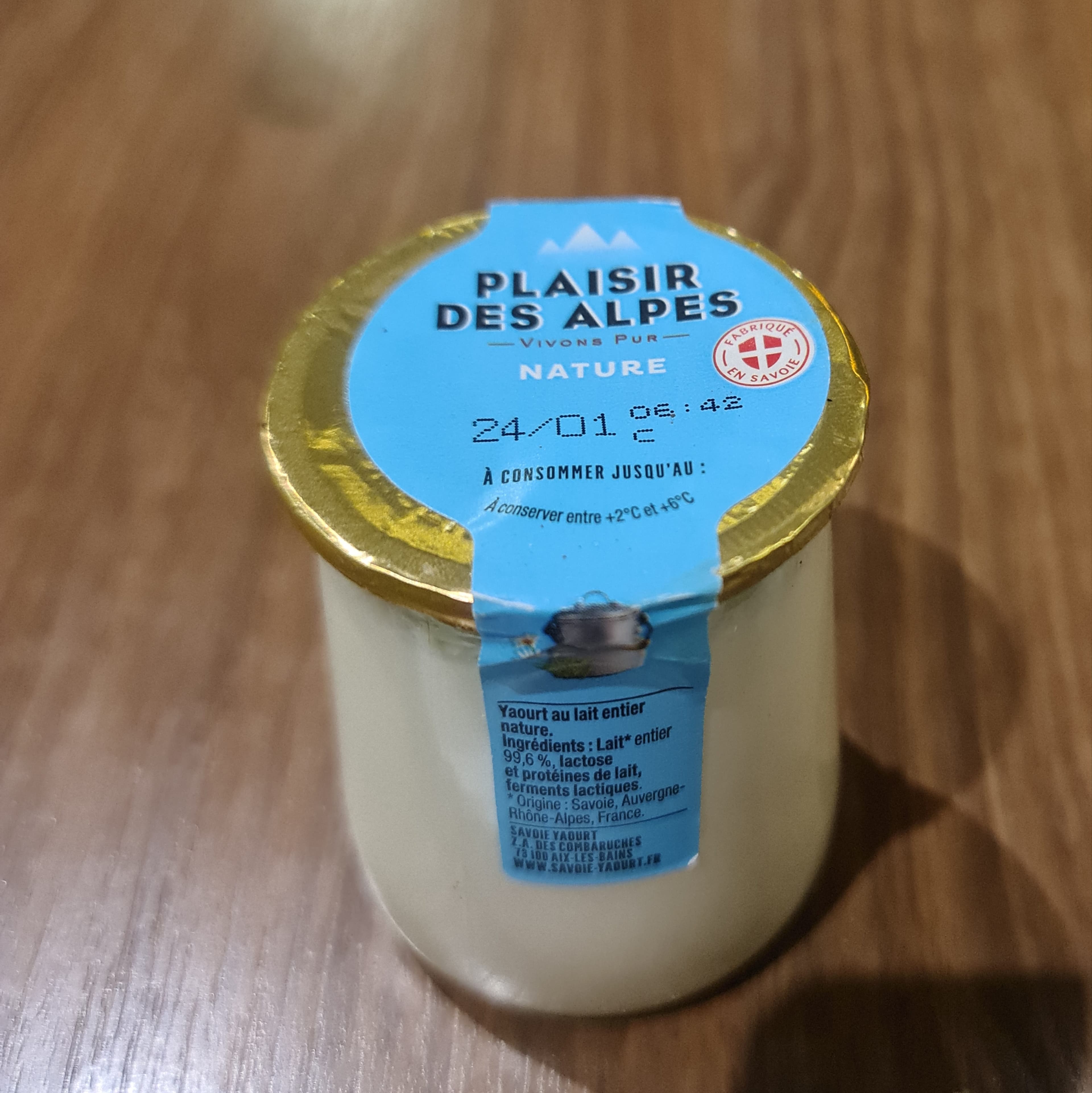 Savoie Yaourt Yaourt Nature packshot