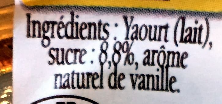 Savoie Yaourt yaourt à la vanille au lait de Savoie packshot