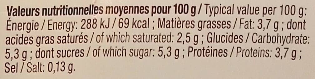 Savoie Yaourt Plaisir des Alpes Yaourt nature packshot