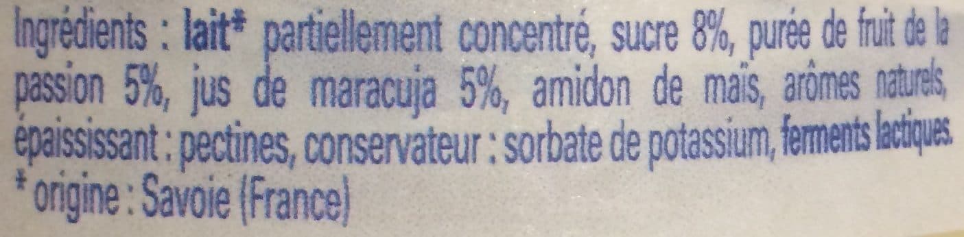 Savoie Yaourt Fruits de la passion Pot verre 500g packshot