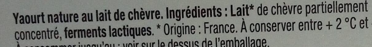 Savoie yaourt Chèvre nature packshot