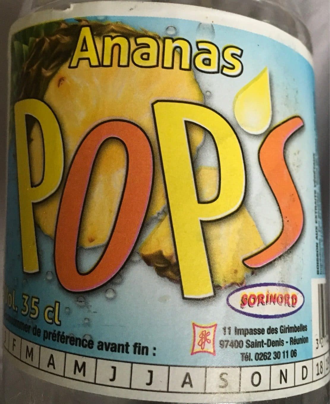 Sorinord Pop’s ananas packshot