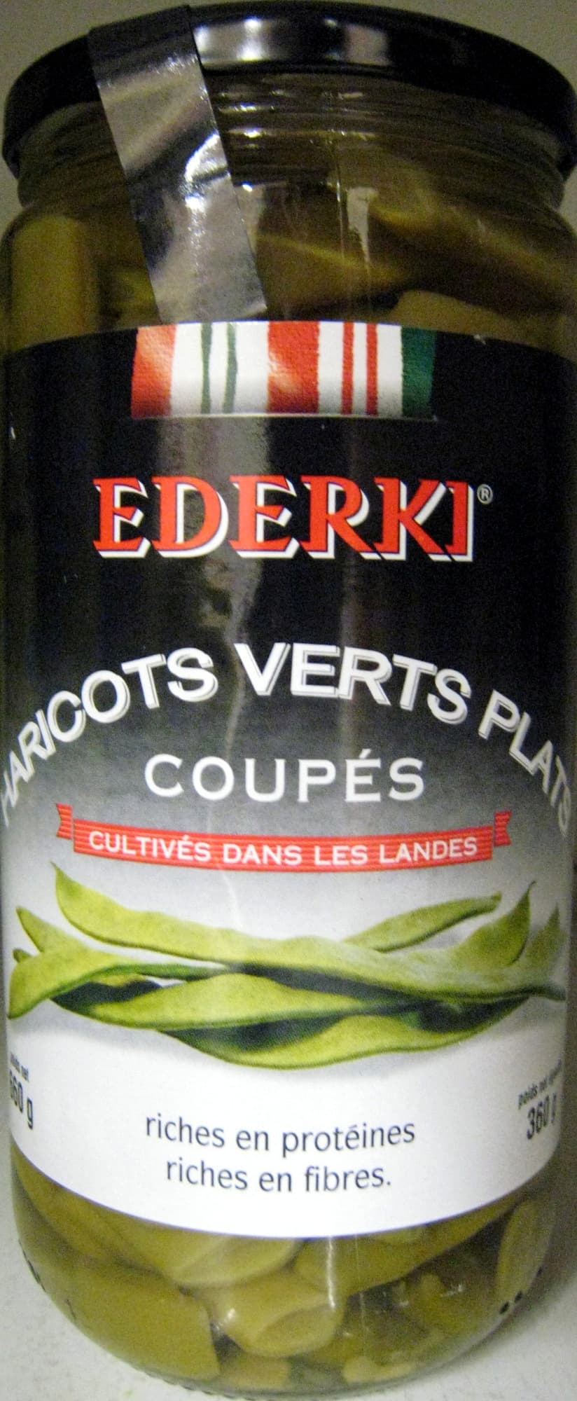 Ederki Haricots verts plats coupés - 360 g - Ederki packshot