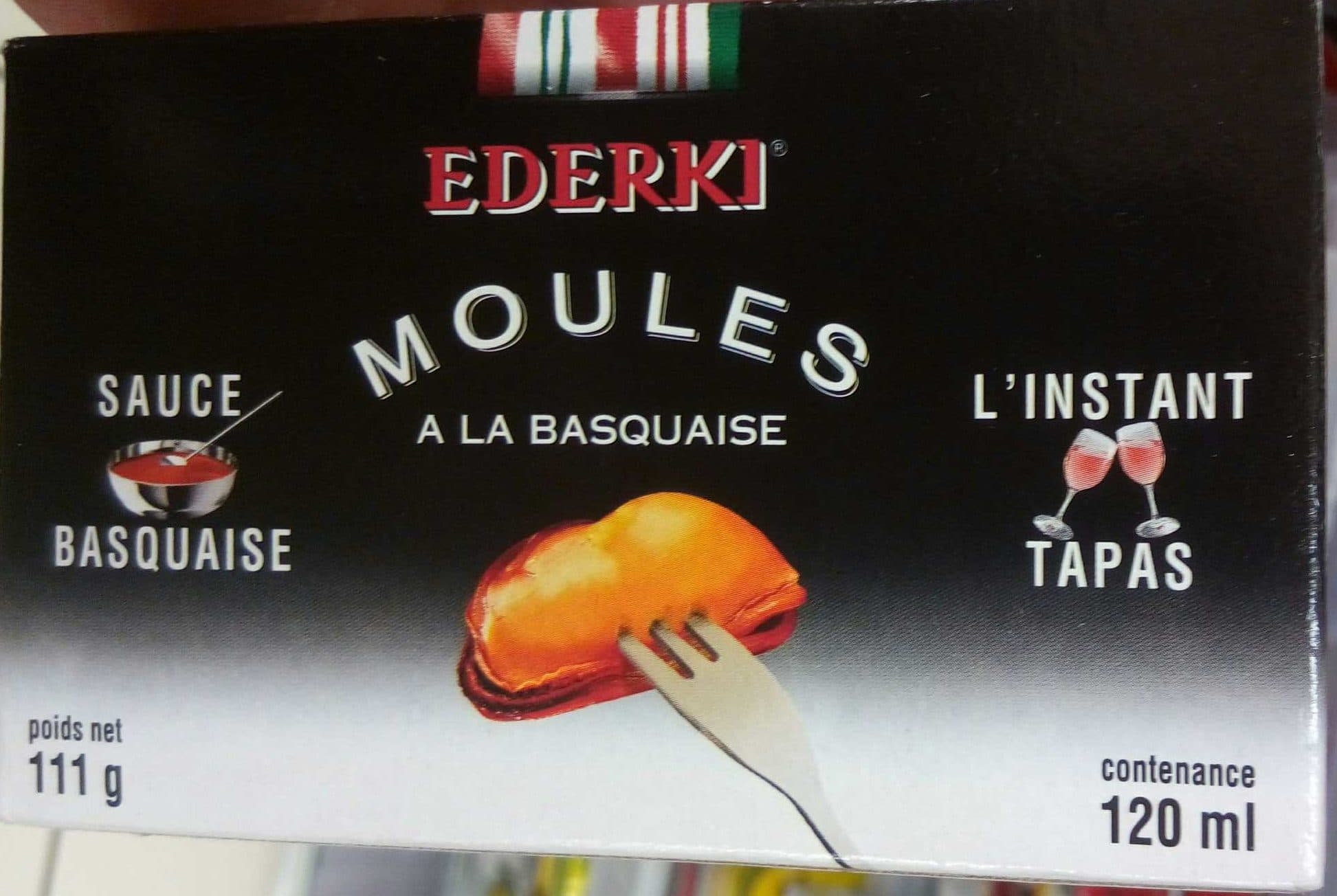 Ederki Moules sauce basquaise EDERKI packshot