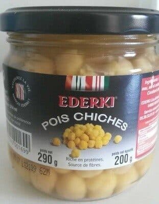 Ederki Pois chiches packshot