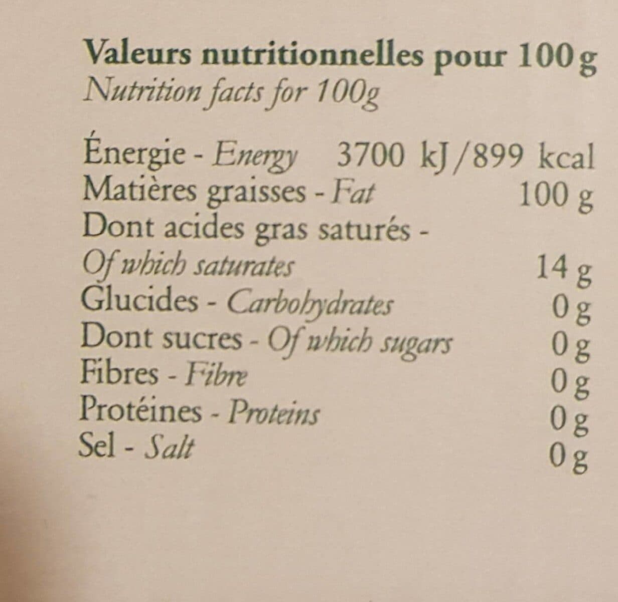 Open Food Facts Huile d olive packshot