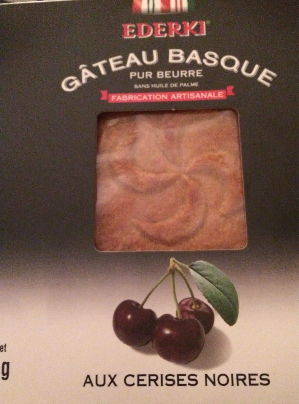 Ederki Gâteau basque packshot